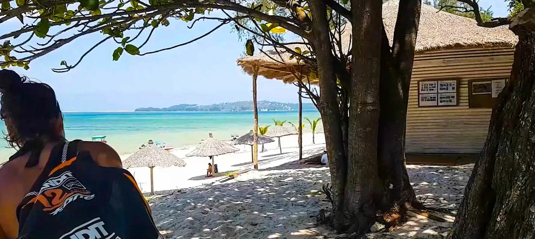 Centre de kite au bord de la plage