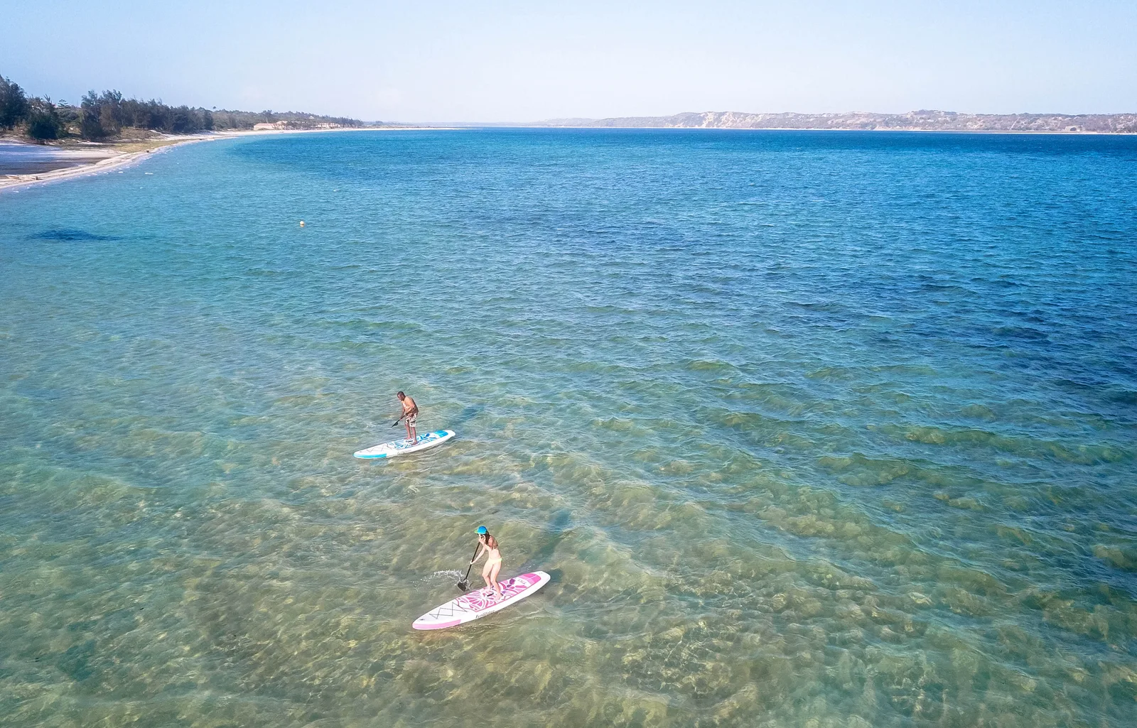 sup paddle vu de drone