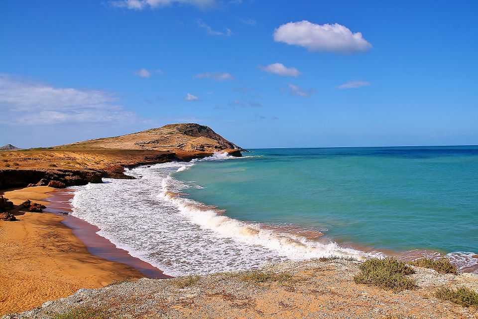 Côte caraïbe de la Colombie près de Salinas del Rey